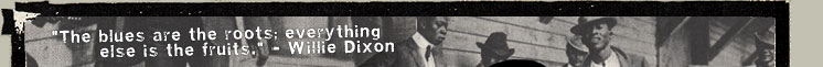 "The blues are the roots; everything else is the fruits." - Willie Dixon